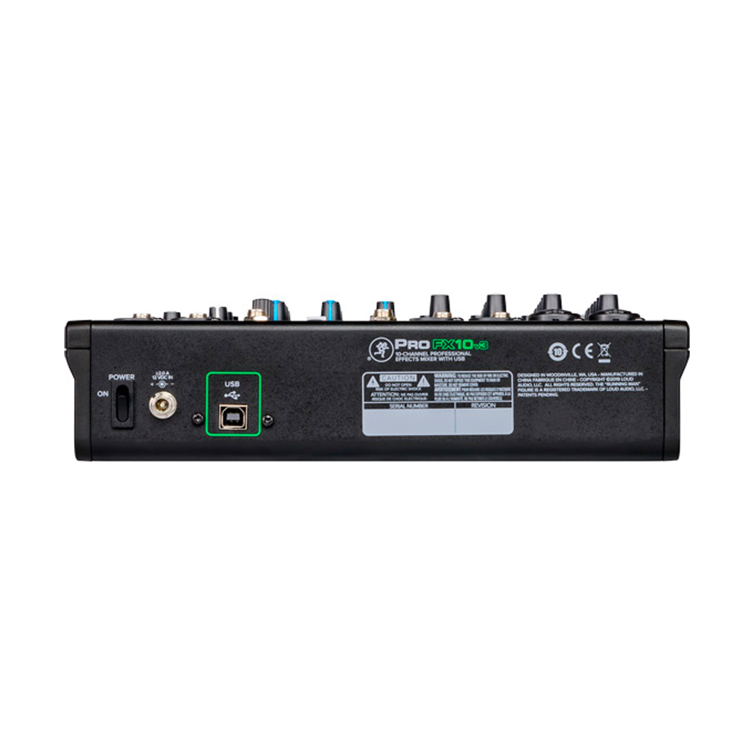 Mackie PRO-FX10V3 Consola Profesional de 10 canales con USB y Efectos - Imagen 3