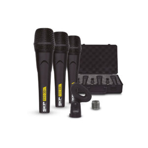 SKP PRO-33K Set de 3 Micrófonos Dinámicos