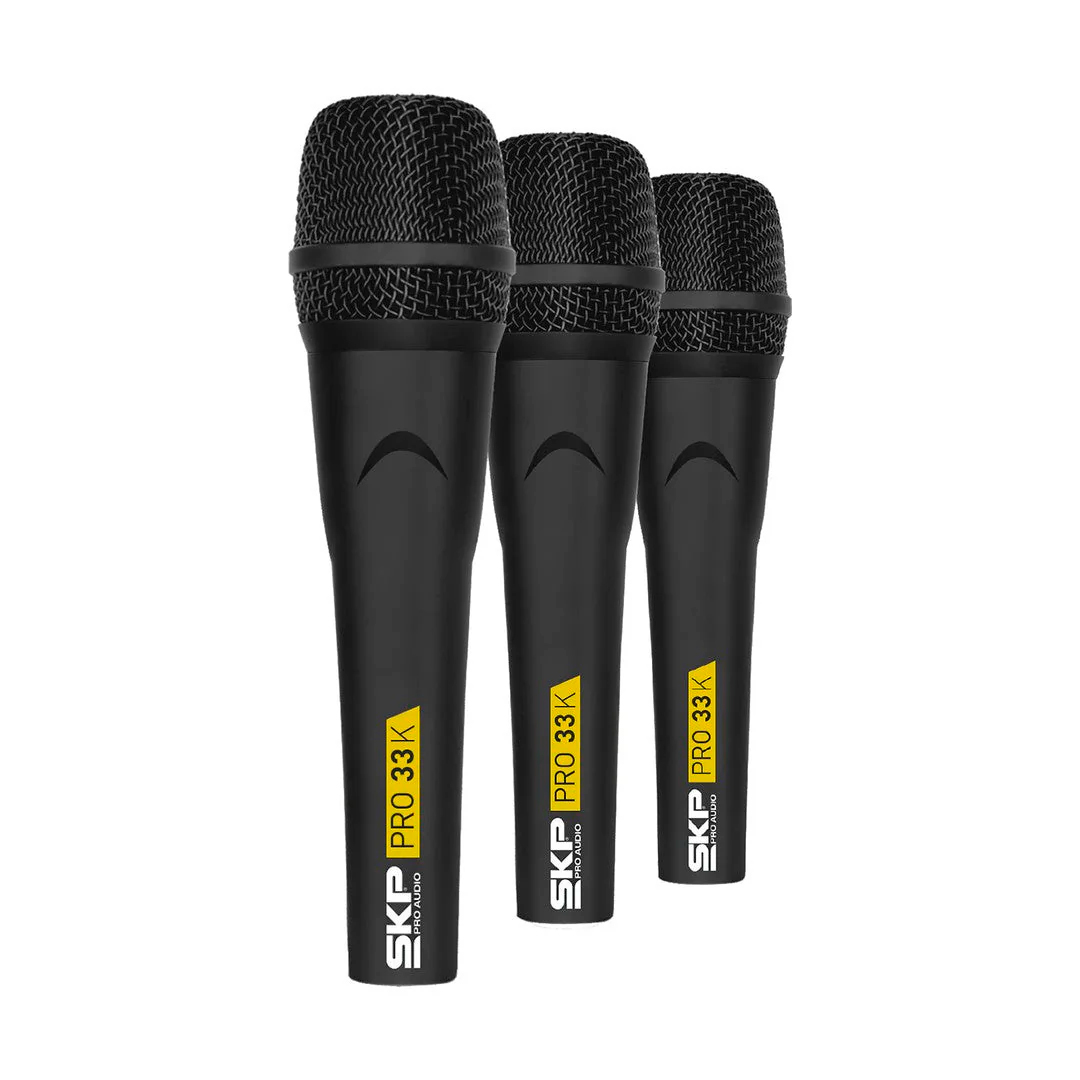 SKP PRO-33K Set de 3 Micrófonos Dinámicos - Imagen 2