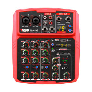 Novik NVK-I06 Consola Mixer 6 Canales