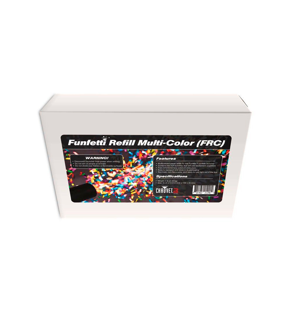 Chauvet FRC Papel Confeti Multi Color