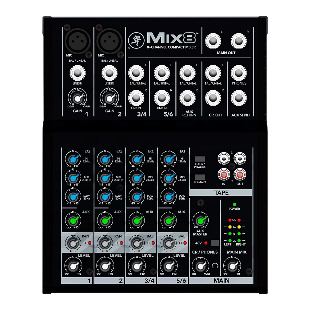 Mackie MIX8 Consola Compacta 8 Canales