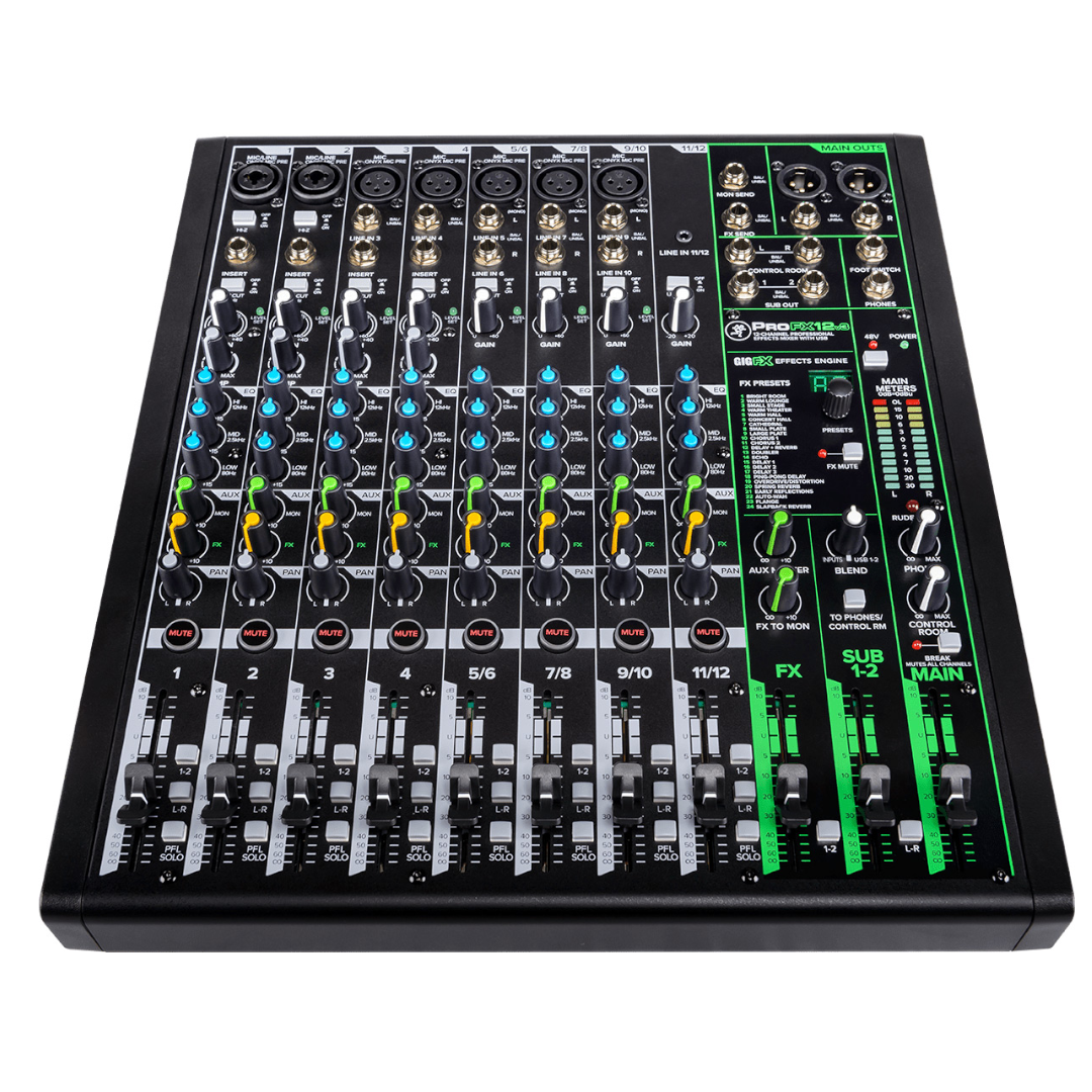 Mackie PRO-FX12V3 Consola Profesional de 12 Canales con USB y Efectos - Imagen 3