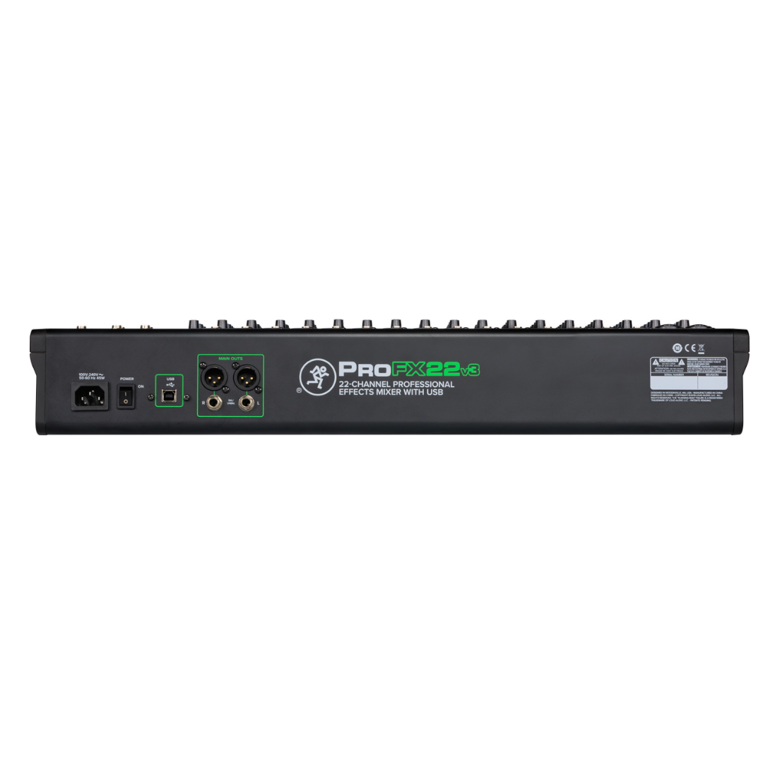 Mackie PRO-FX22V3 Consola Profesional de 22 Canales con USB y Efectos - Imagen 2