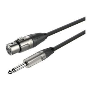 Roxtone DMXJ210L3 Cable Profesional XLRF-Plug 1/4" Mono 3mts