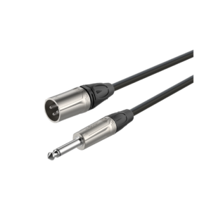 Roxtone DMXJ250L5 Cable Profesional XLRM-Plug 1/4" Mono 5mts
