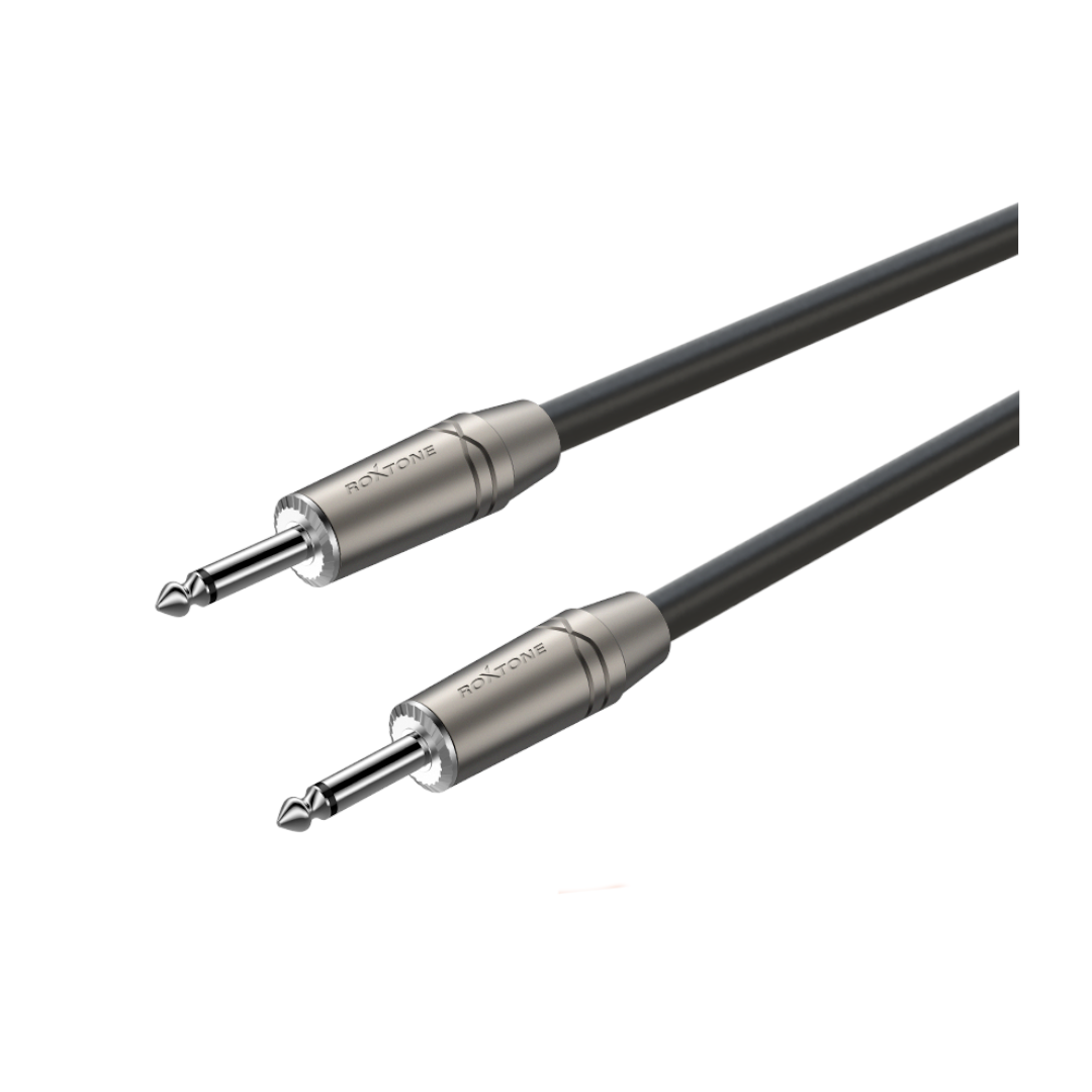Roxtone DSJJ215L5 Cable Profesional Plug 1/4" Mono-Plug 1/4" Mono 5mts