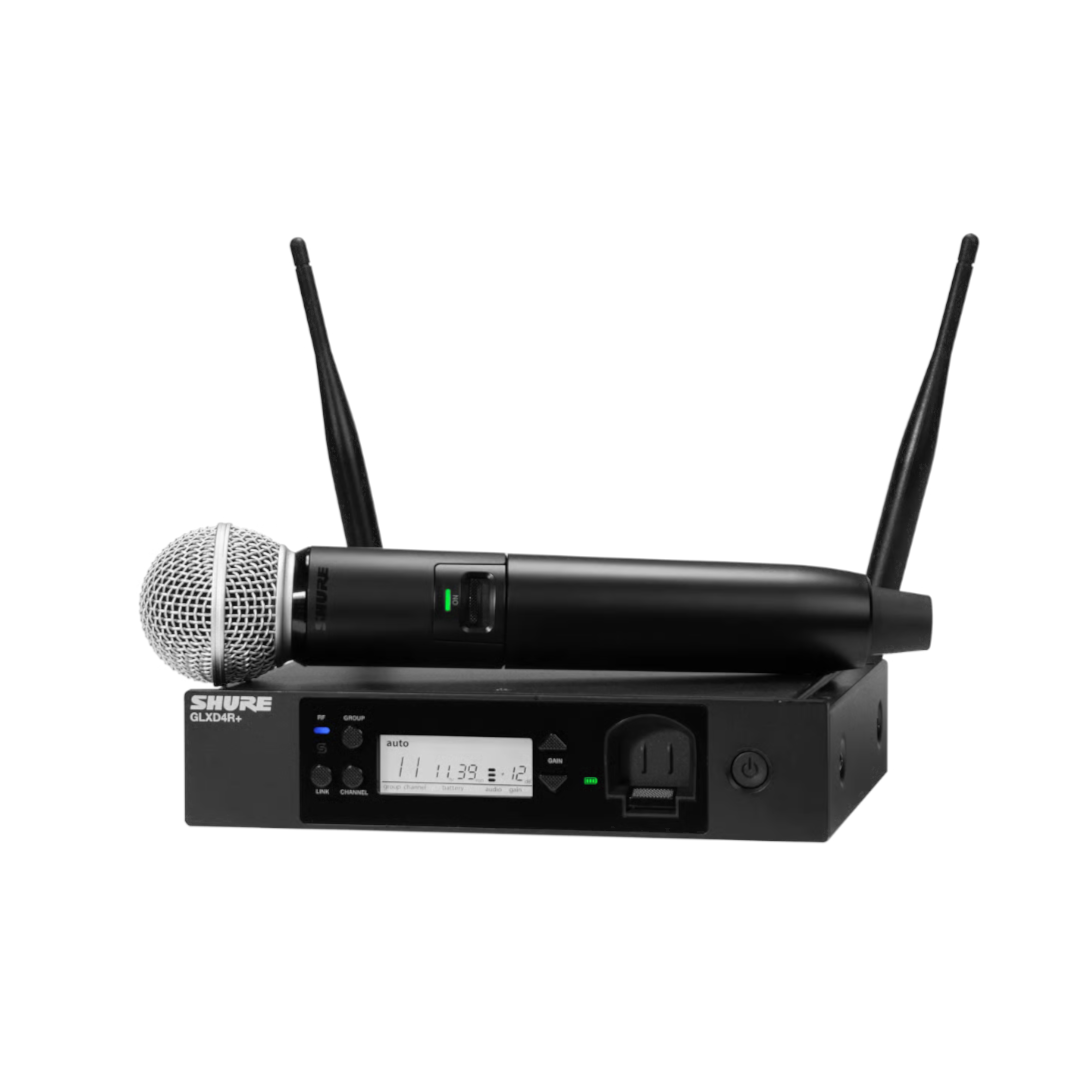 Shure GLXD24R+/SM58 Micrófono Inalámbrico de Mano