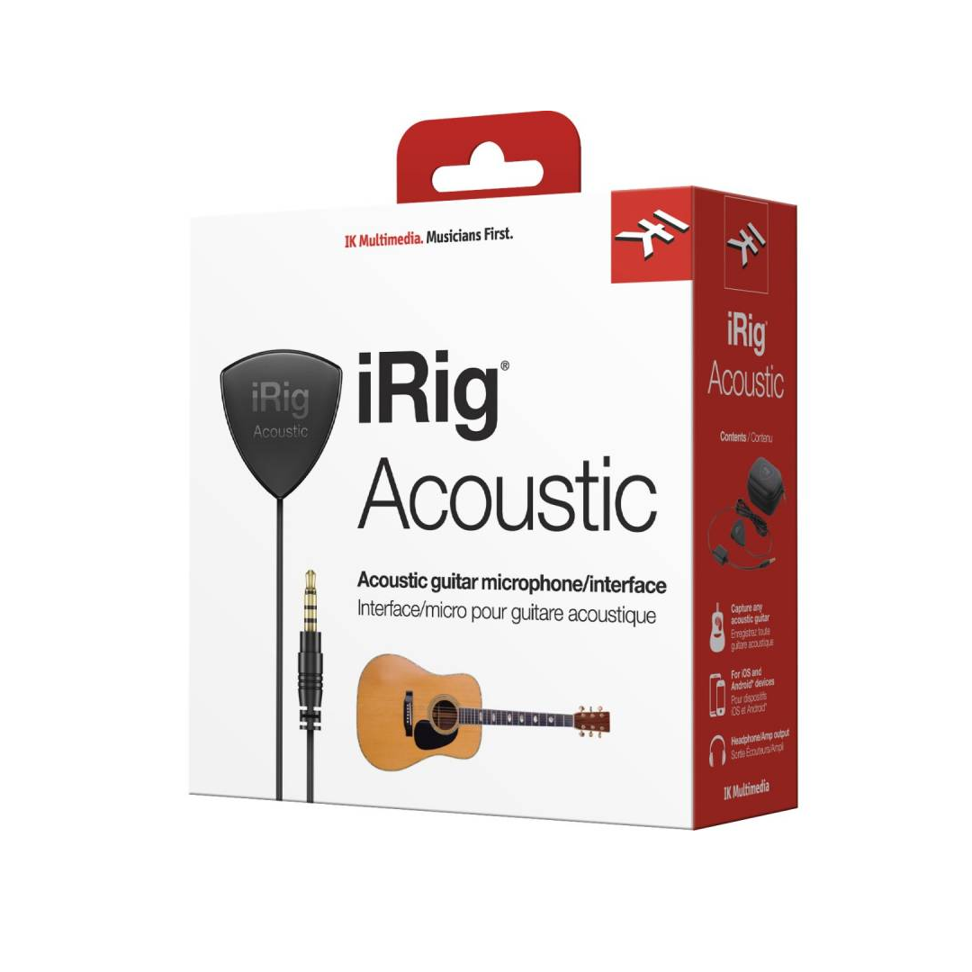 IK Multimedia IRIG-ACOUSTIC Micrófono Interfaz para Guitarra Acústica - Imagen 4
