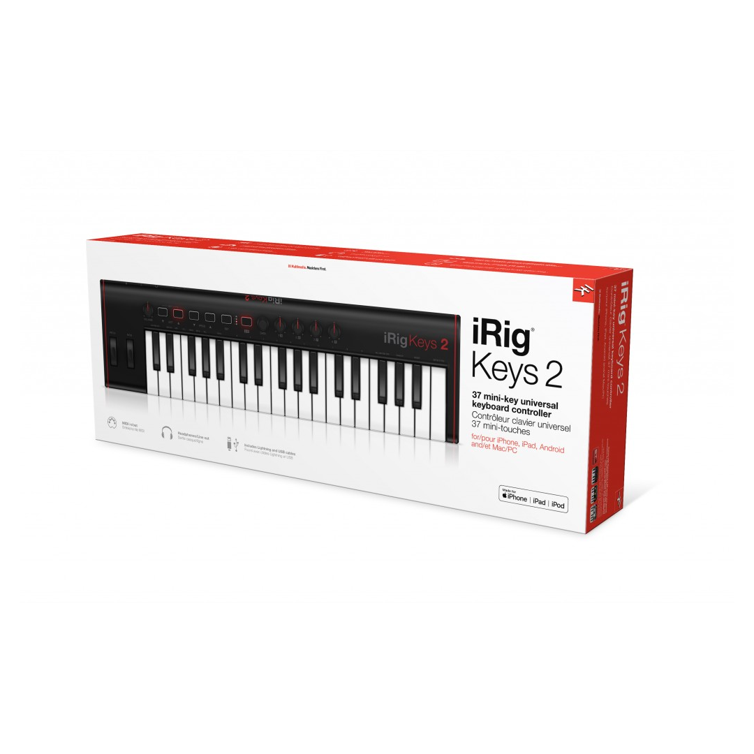 IK Multimedia IRIG-KEYS2-37 Teclado Contolador Midi 37 Teclas - Imagen 4
