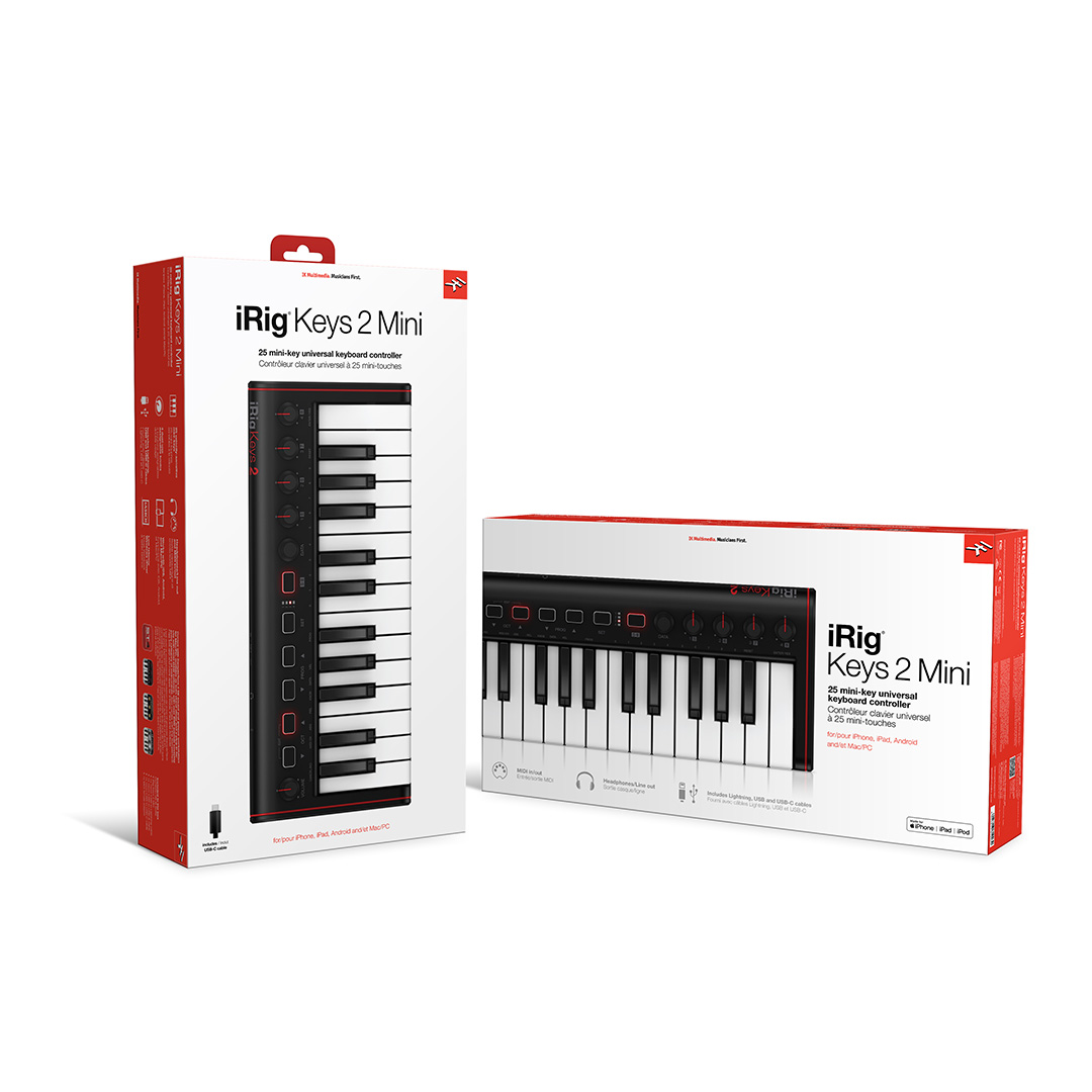 IK Multimedia IRIG-KEYS2-MINI Teclado Controlador Midi 25 Teclas - Imagen 4