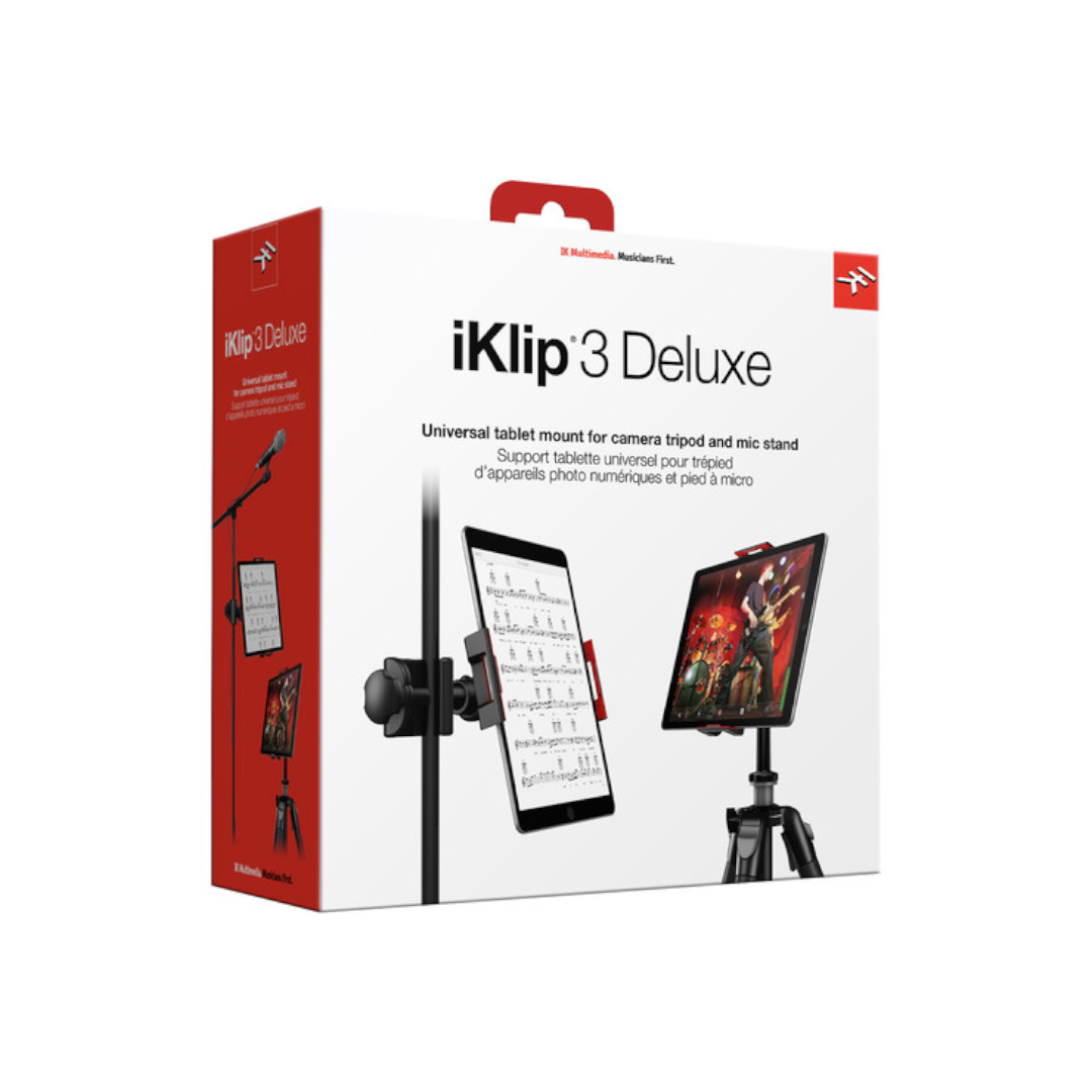 IK Multimedia IKLIP-3DELUXE Paquete de Soportes para Tablet - Imagen 11