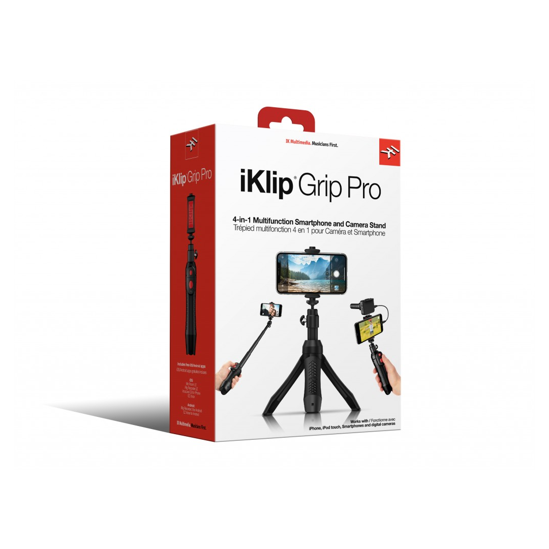 IK Multimedia IKLIP-GRIP PRO Tripode Multifuncional para Smartphone - Imagen 9