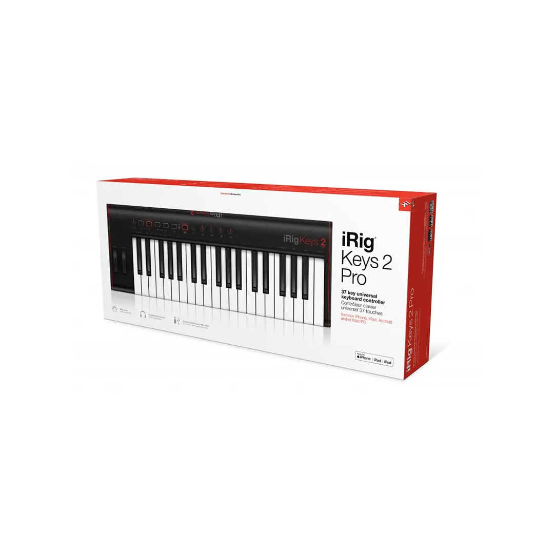 IK Multimedia IRIG-KEYS2-PRO Teclado Controlador Midi 37 Teclas - Imagen 3
