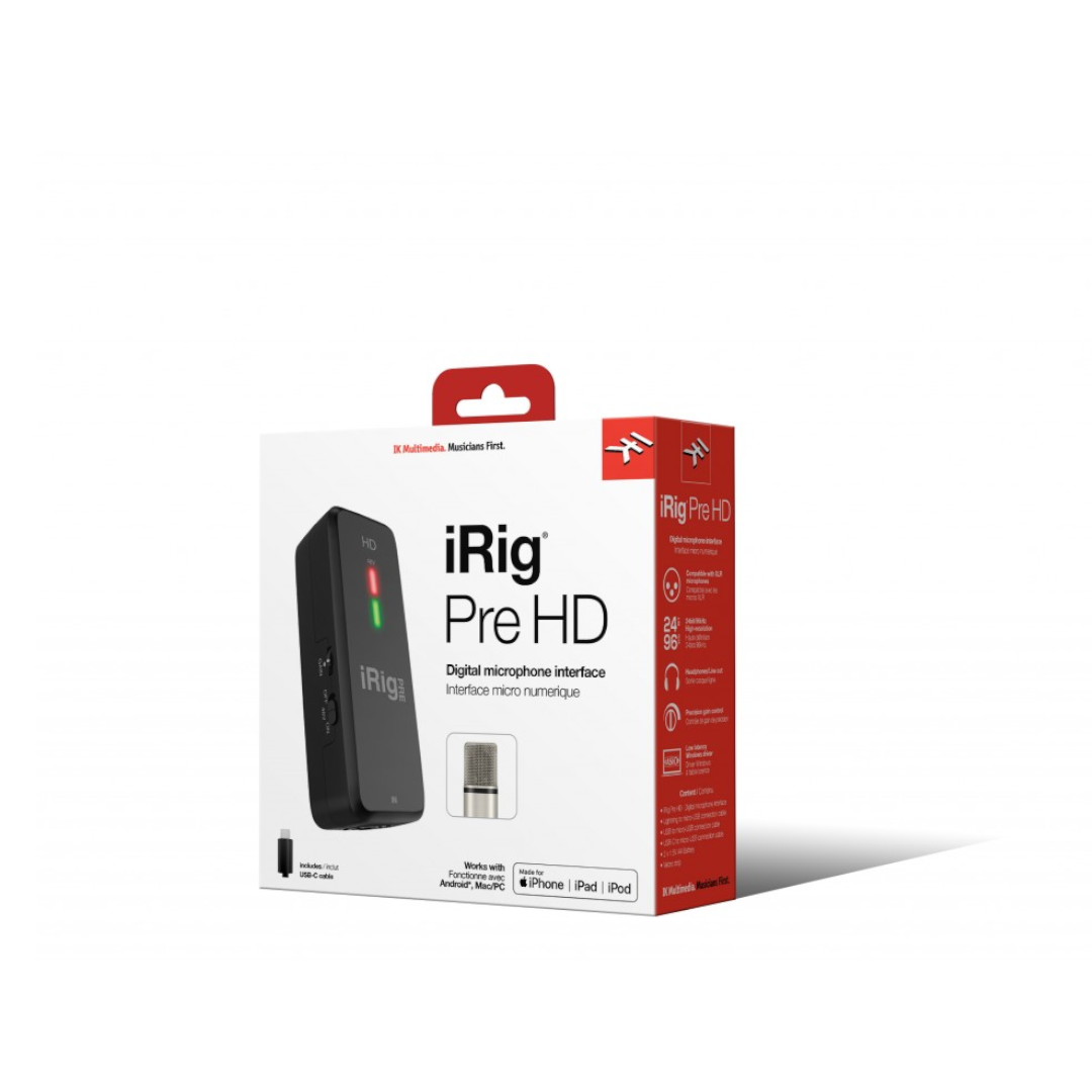 IK Multimedia IRIG-PRE HD Interfaz de Audio Digital para Micrófonos - Imagen 8